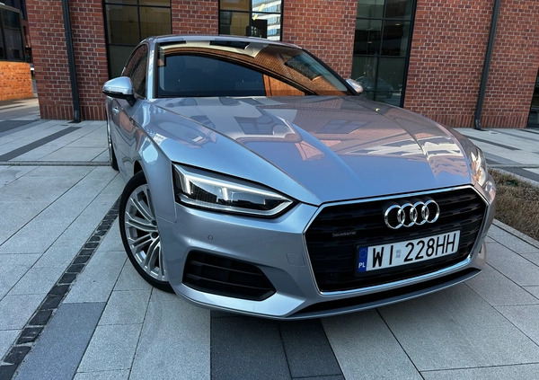 Audi A5 cena 114990 przebieg: 132000, rok produkcji 2018 z Kraków małe 596